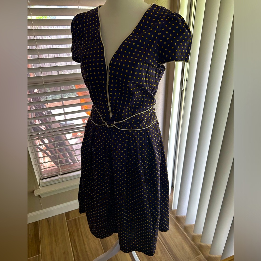 ModCloth Trollied Dolly brand 1040s tea dress NWT